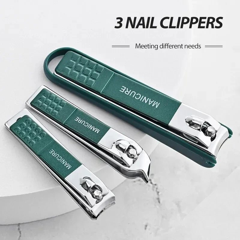 Accesorios de manicura y pedicura de acero inoxidable para un cuidado de uñas completo y profesional, kit belleza.