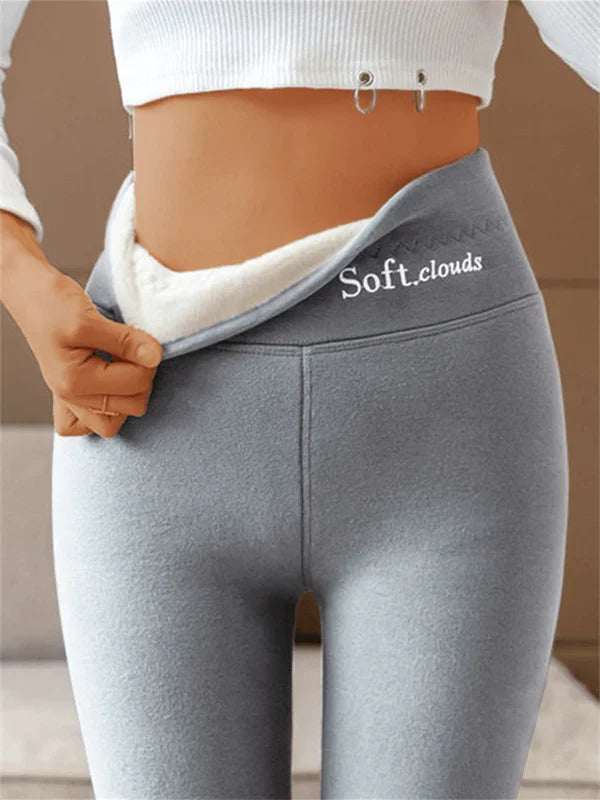 Leggings de invierno para mujer, confort diario y calor superior. Perfectos para clima frío. Ropa casual cómoda.