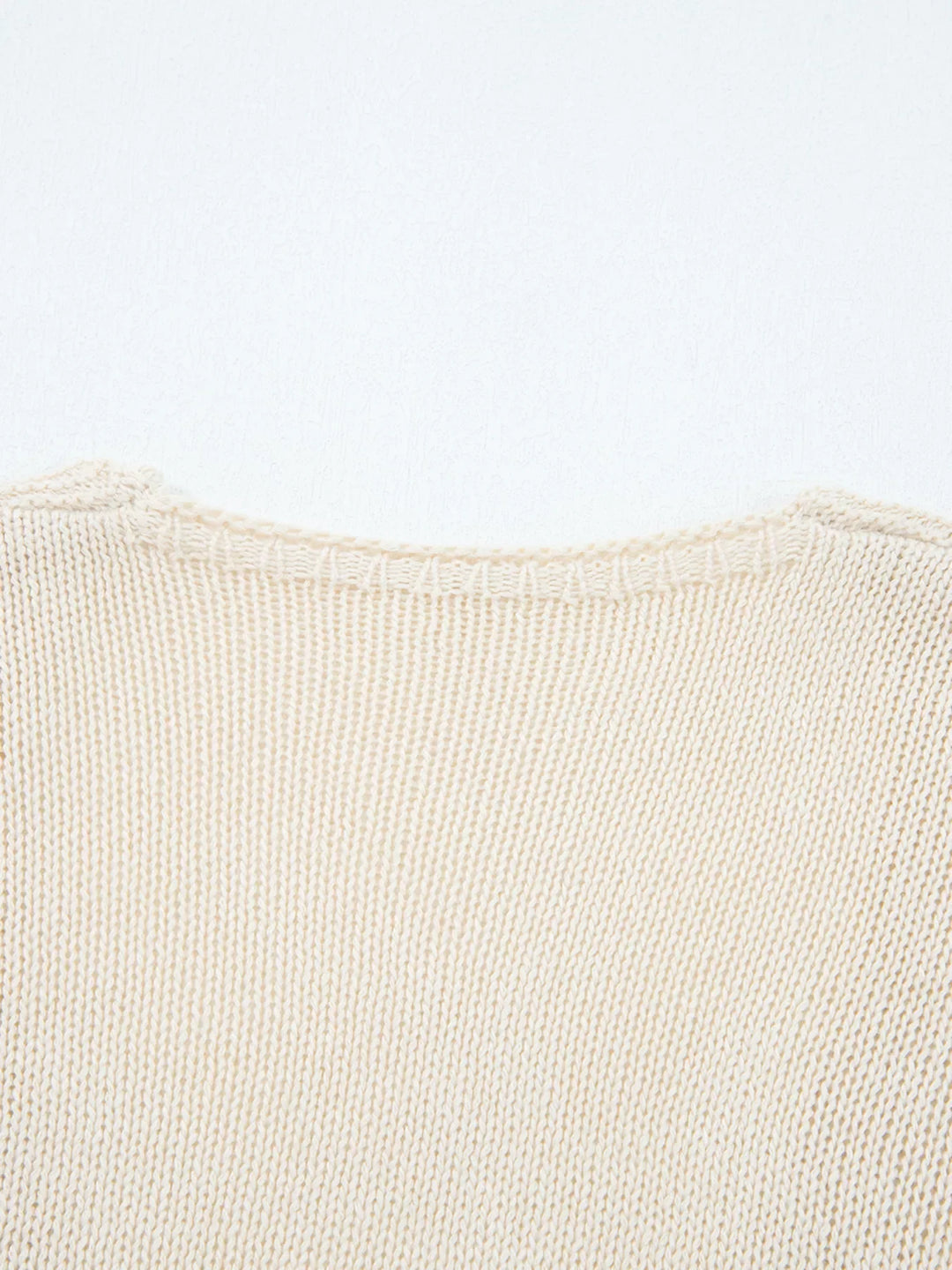 Cárdigan de verano abierto y ligero para mujer, con detalle de punto calado.