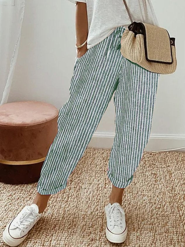 Pantalones Inés fluidos y elegantes para mujer, estilo casual chic, confort duradero.