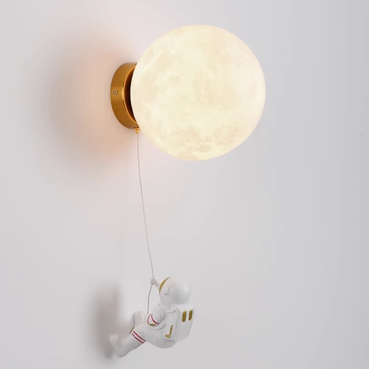 Lámpara de pared 3D de lujo, iluminación ambiente moderna. Diseño sostenible PLA para decoración del hogar.