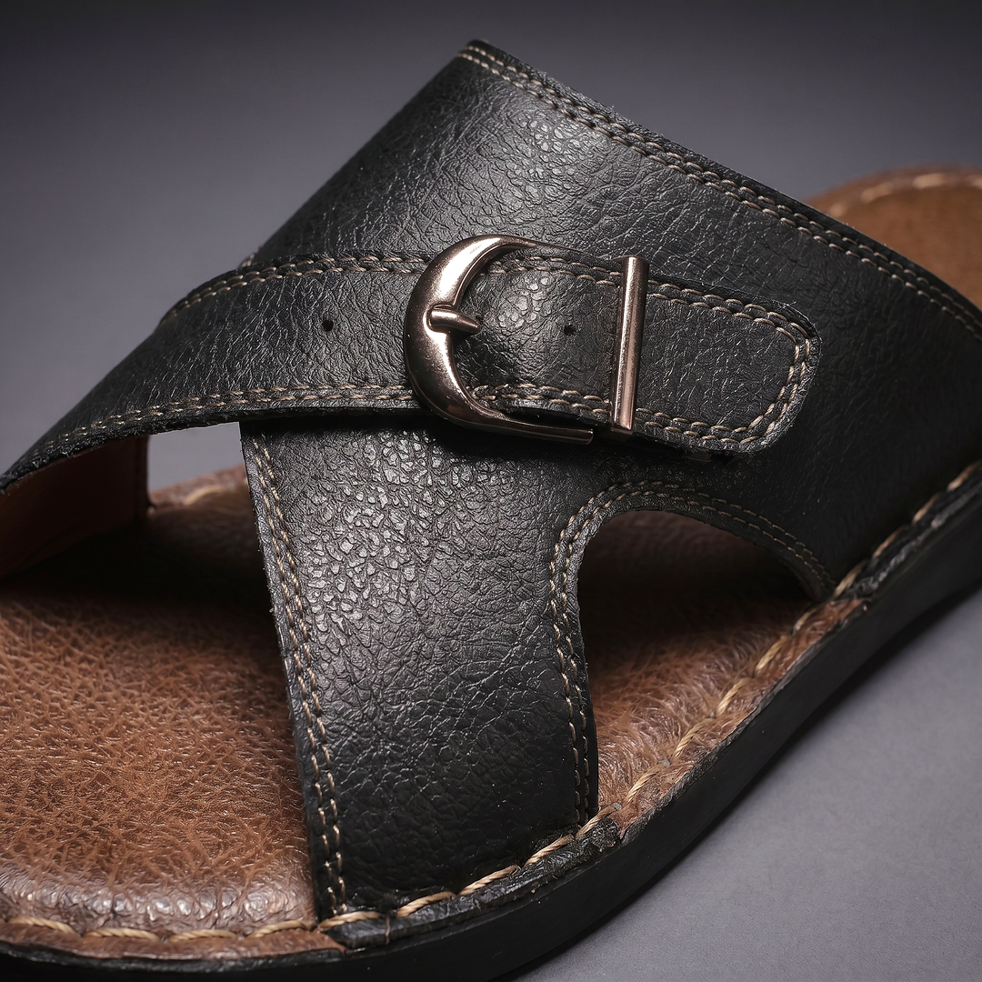 Sandalias de hombre con suela ergonómica y diseño natural, perfectas para caminatas y días de verano casuales.