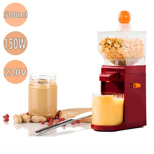 Aparato de cocina para mantequilla de maní saludable. Disfruta de una pasta natural para tu desayuno, hecho en casa.