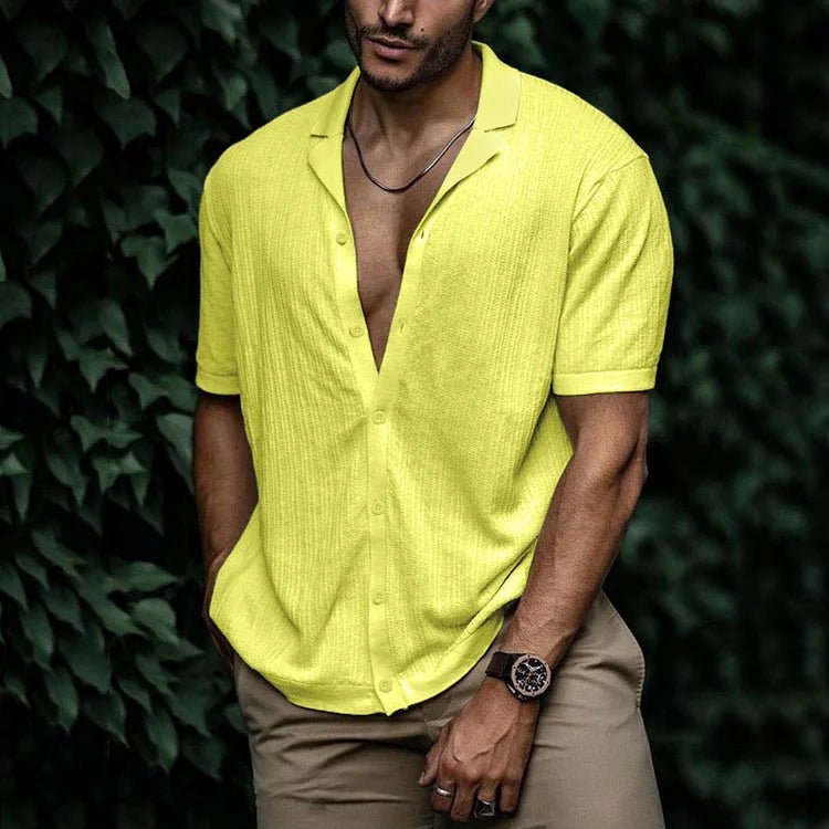 Camiseta de hombre básica y casual. Manga corta, ideal para la frescura y comodidad del verano.