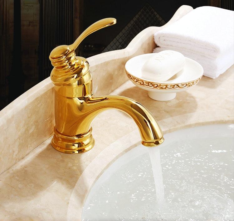 Mezclador de lavabo estilo vintage, grifo clásico para baño antiguo, diseño de latón macizo.