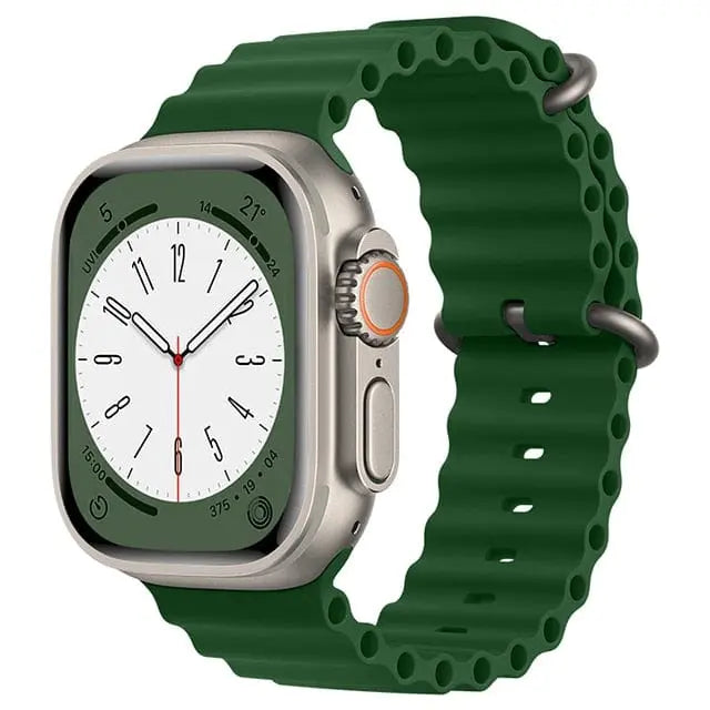 Sumérgete con tu Apple Watch: correa resistente para buceo y natación.