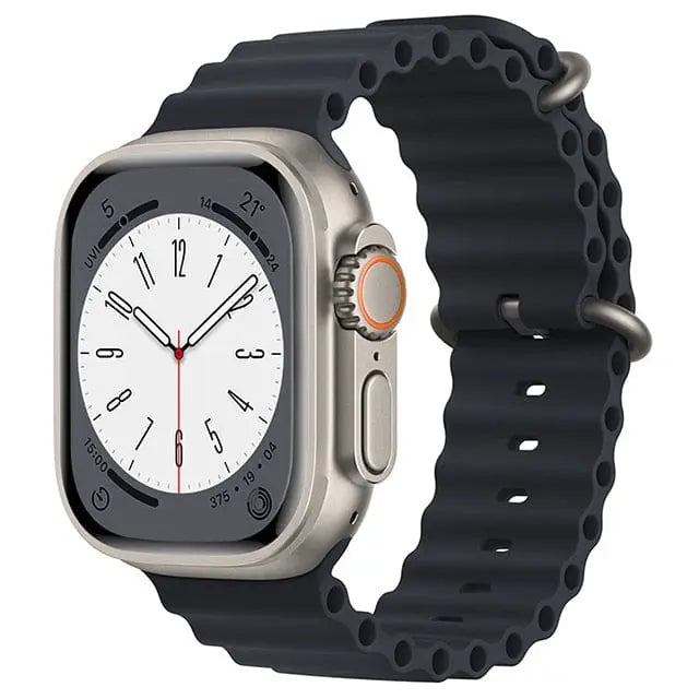Accesorios Apple Watch: correa de silicona robusta para deportes acuáticos.