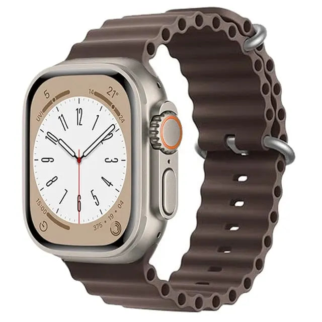 Correa de silicona para Apple Watch, diseño unisex para deportes acuáticos.