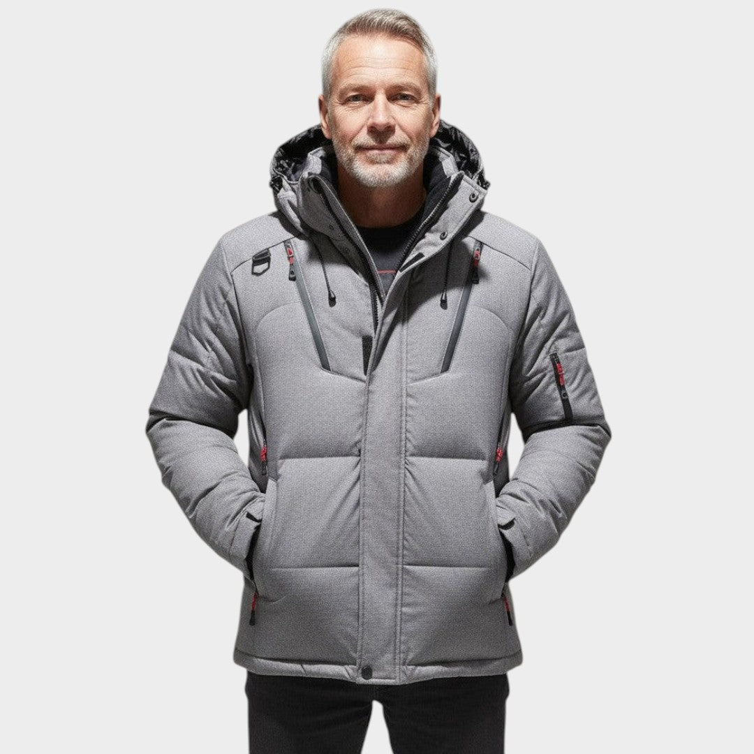 Chaqueta de hombre impermeable, aislante y duradera para invierno, ideal para enfrentar el frío con estilo.