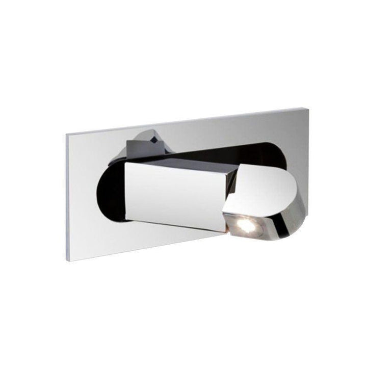 Luz de lectura nocturna de pared, con brazo flexible para un enfoque personalizado. Ahorra espacio.