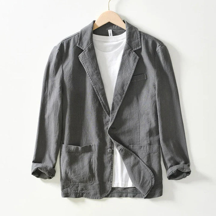 Chaqueta blazer casual elegante de hombre, ideal para un look moderno y versátil en moda masculina.