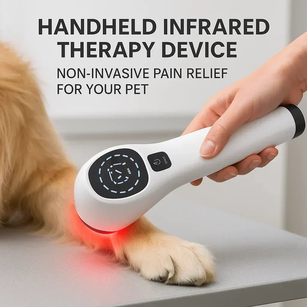 Terapia láser para mascotas, reduce dolor en articulaciones y acelera curación.