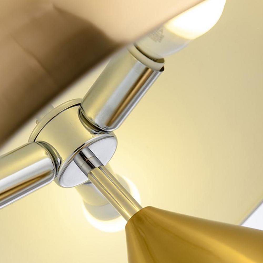 Lámpara de escritorio de metal Atollo Lunaro, estilo escultural italiano, luz contemporánea.