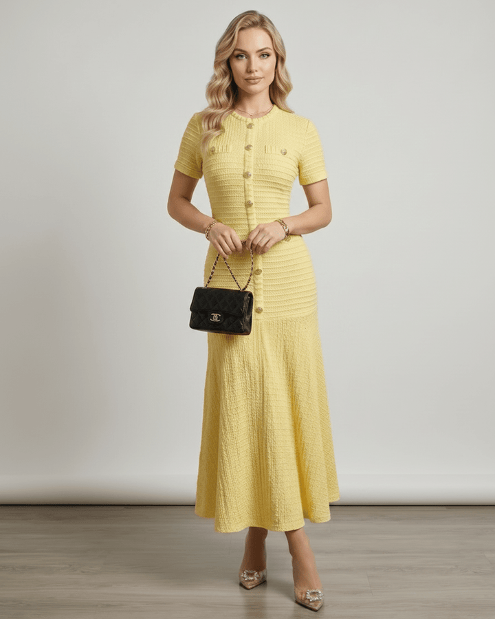 Moda femenina: vestido maxi con diseño versátil, cómodo y chic para cualquier ocasión.