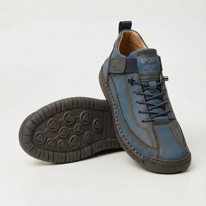 Par de zapatillas ortopédicas para mujer, combinan estilo casual, confort y soporte para pies sensibles y cansados.