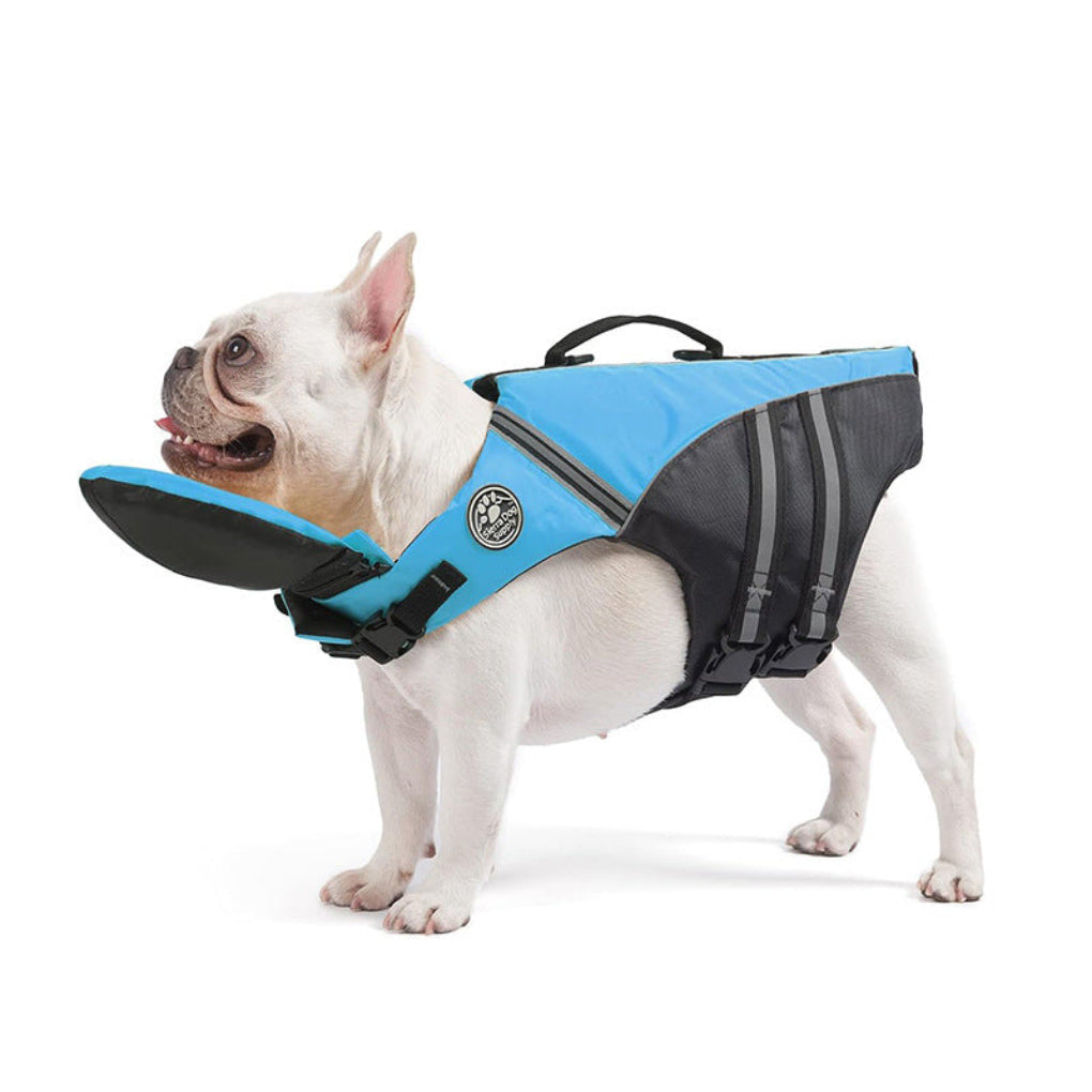 Accesorios mascotas: chaleco flotador ajustable para perros. Perfecto para paseos en barco, kayak y actividades acuáticas.