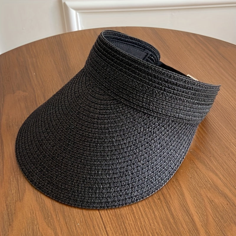 Sombrero de sol unisex, plegable, con protección UV. Tu accesorio indispensable para la playa y vacaciones de verano.