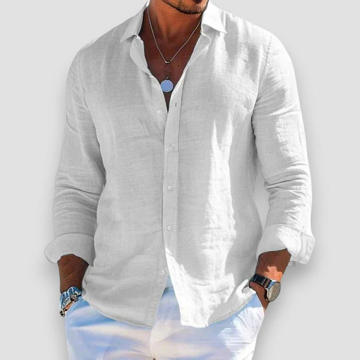 Camisa holgada de verano para hombre, máxima frescura y transpirabilidad, confort casual.