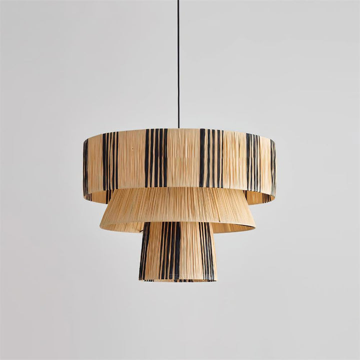 Colgante de rafia Hiroshi, ideal para añadir un toque natural y moderno a tu hogar.