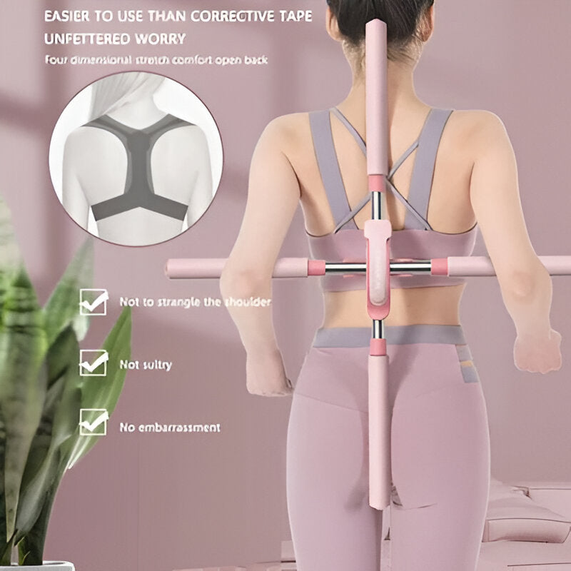 Corrector ergonómico para espalda, previene joroba. Diseño ajustable para hombres y mujeres, alivia dolor postural.