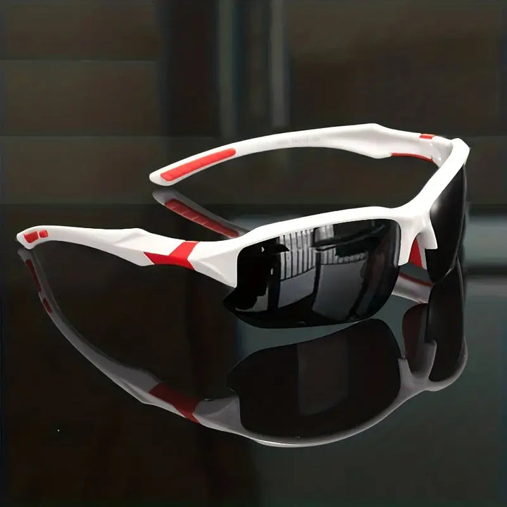 Gafas polarizadas de sol para deportes outdoor, protección UV para hombres activos.