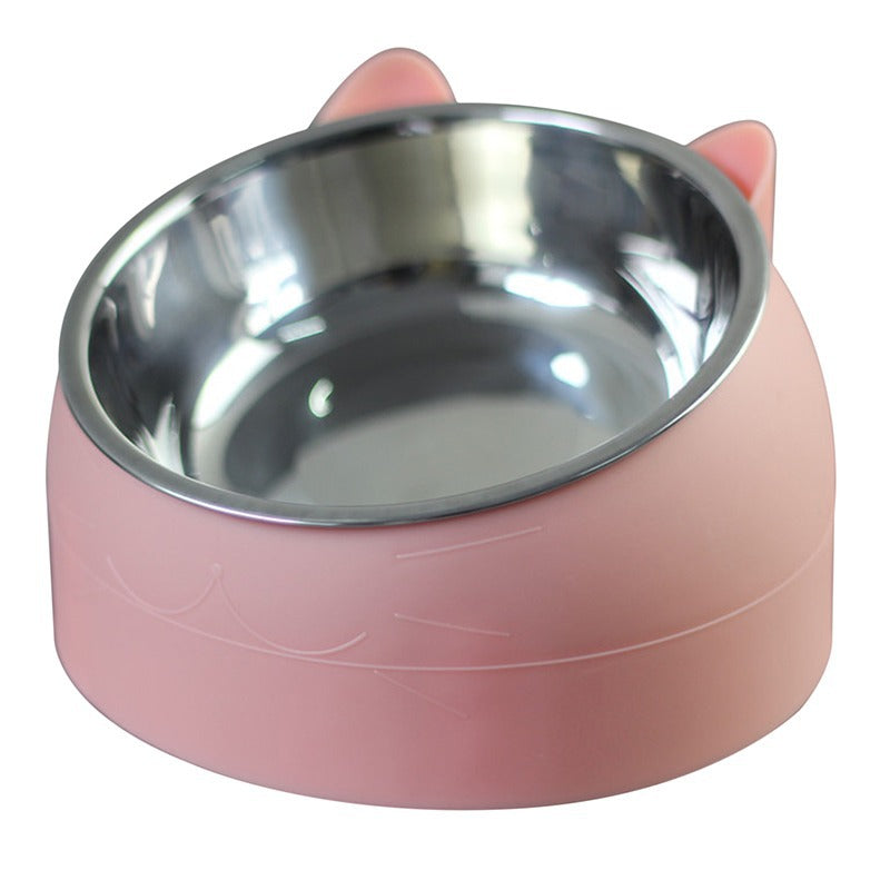 Comedero para gatos antivómito, elevado y de fácil limpieza. Promueve la salud digestiva y cervical.