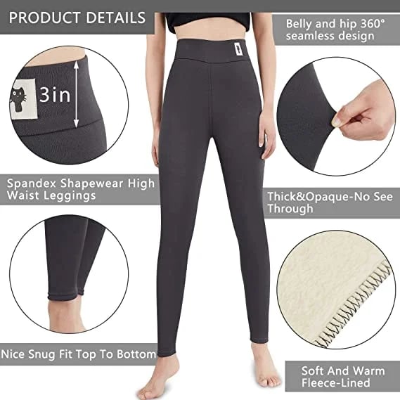 Pantalón de invierno para mujer, elegante y funcional, con forro polar interior para máximo calor.
