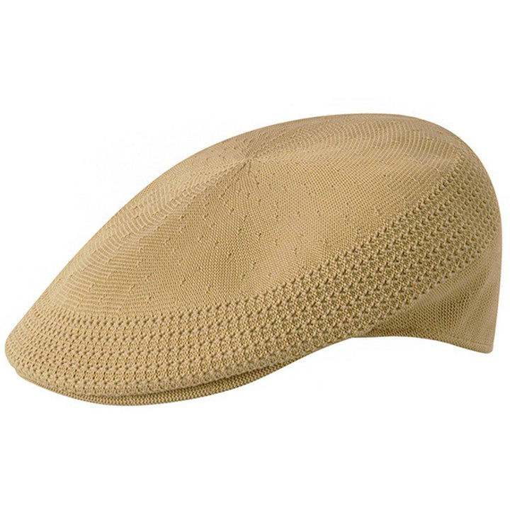 Vista frontal Gorra Plana Ventair 504 gris, tejido fresco y diseño elegante. Ideal para días soleados.