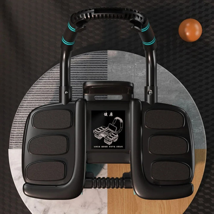 Fortalece tu core y abdominales con esta rueda abdominal de rebote automático. Diseñada para un entrenamiento eficaz.