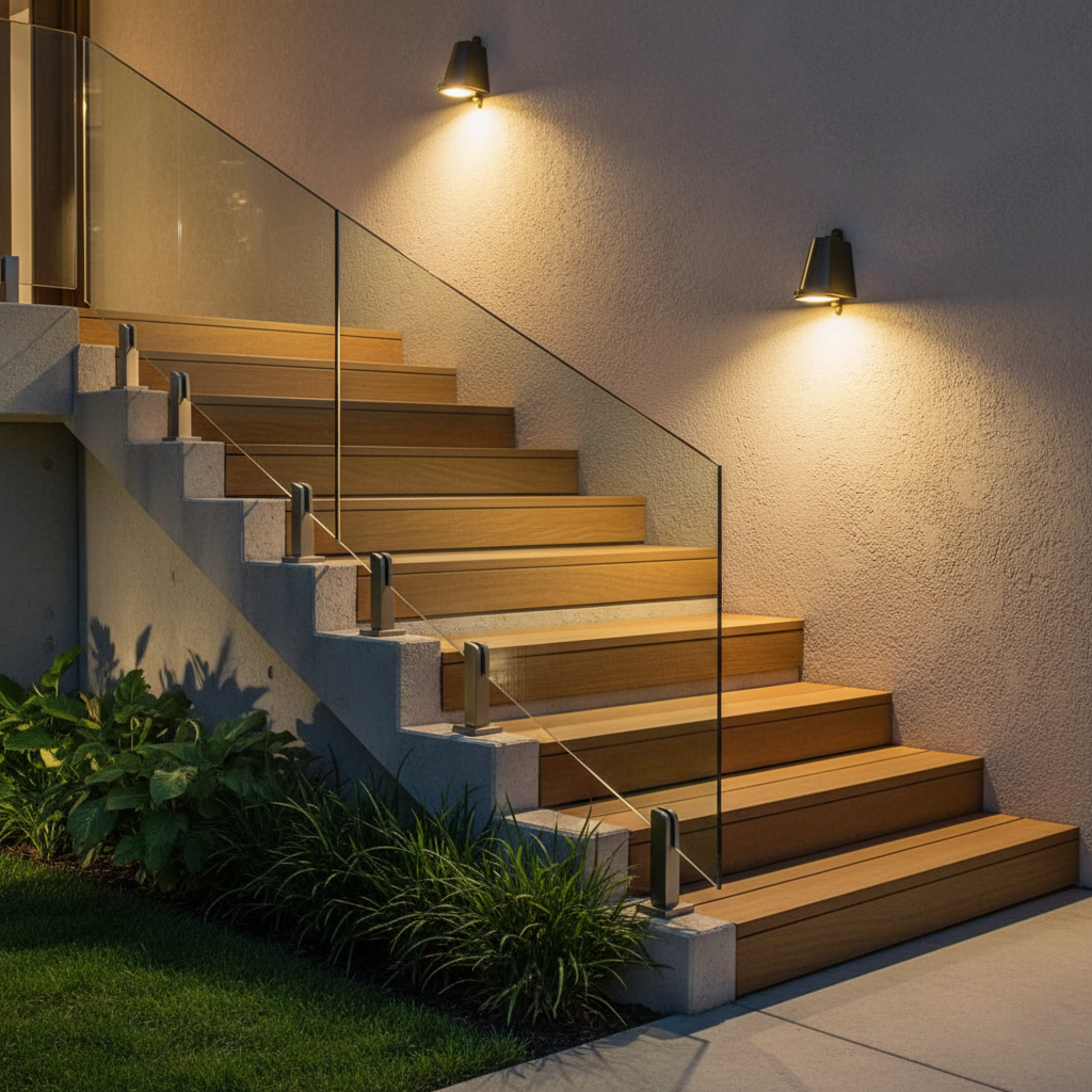 Lámpara de pared estilo campana, industrial, LED 3W, IP65, para iluminación moderna exterior.