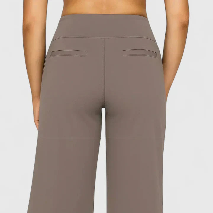 Pantalones elegantes para mujer, corte recto, perfectos para un look casual cómodo.