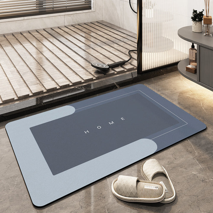 Lujosa alfombra de baño Aurea, secado rápido y ultra absorbente, antideslizante.