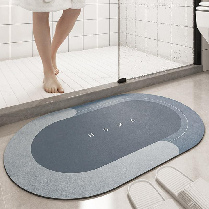Lujosa alfombra de baño Aurea, suave y acogedora, antideslizante.