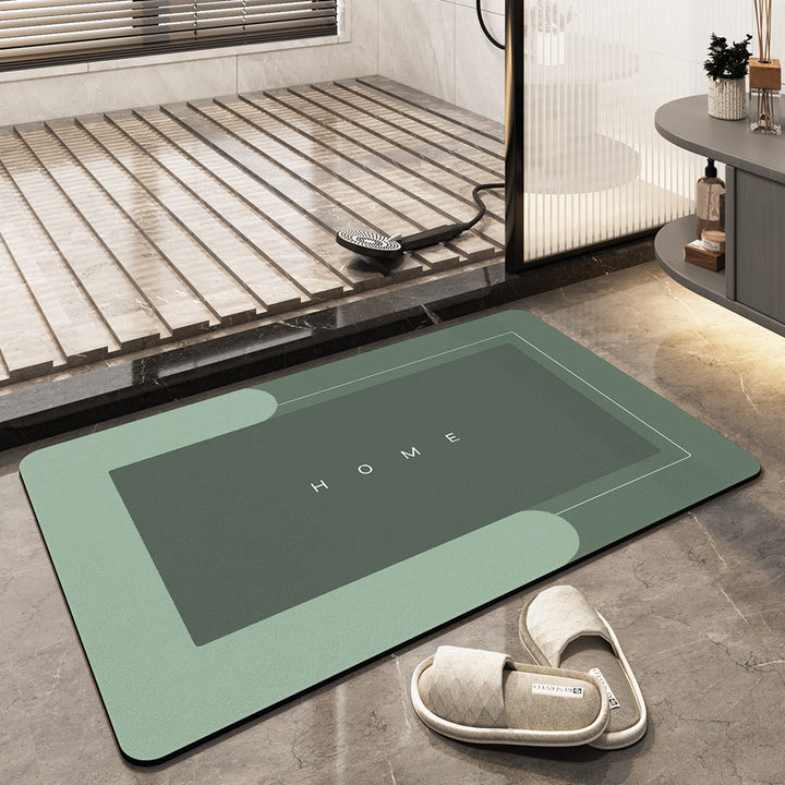 Tapete de baño Aurea, confort y secado rápido, ideal para decoración moderna.
