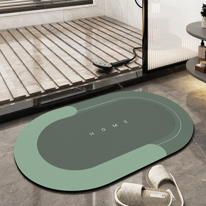 Alfombra de baño Aurea de lujo, suave y absorbente para un baño acogedor.