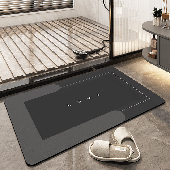 Alfombra de baño Aurea, suave, absorbente y antideslizante para seguridad.