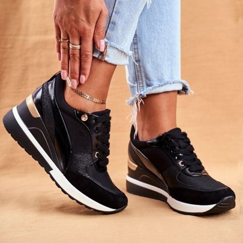 Calzado ortopédico de mujer, zapatillas transpirables ultraligeras, perfectas para paseo y uso casual.