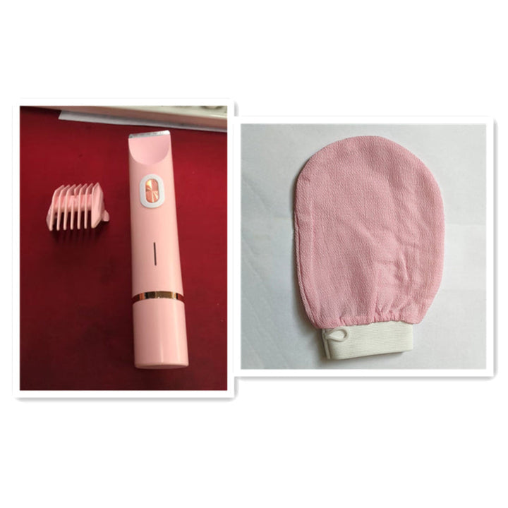 Depiladora eléctrica recargable para mujeres. Ideal para viaje, uso húmedo y seco para depilación eficaz.