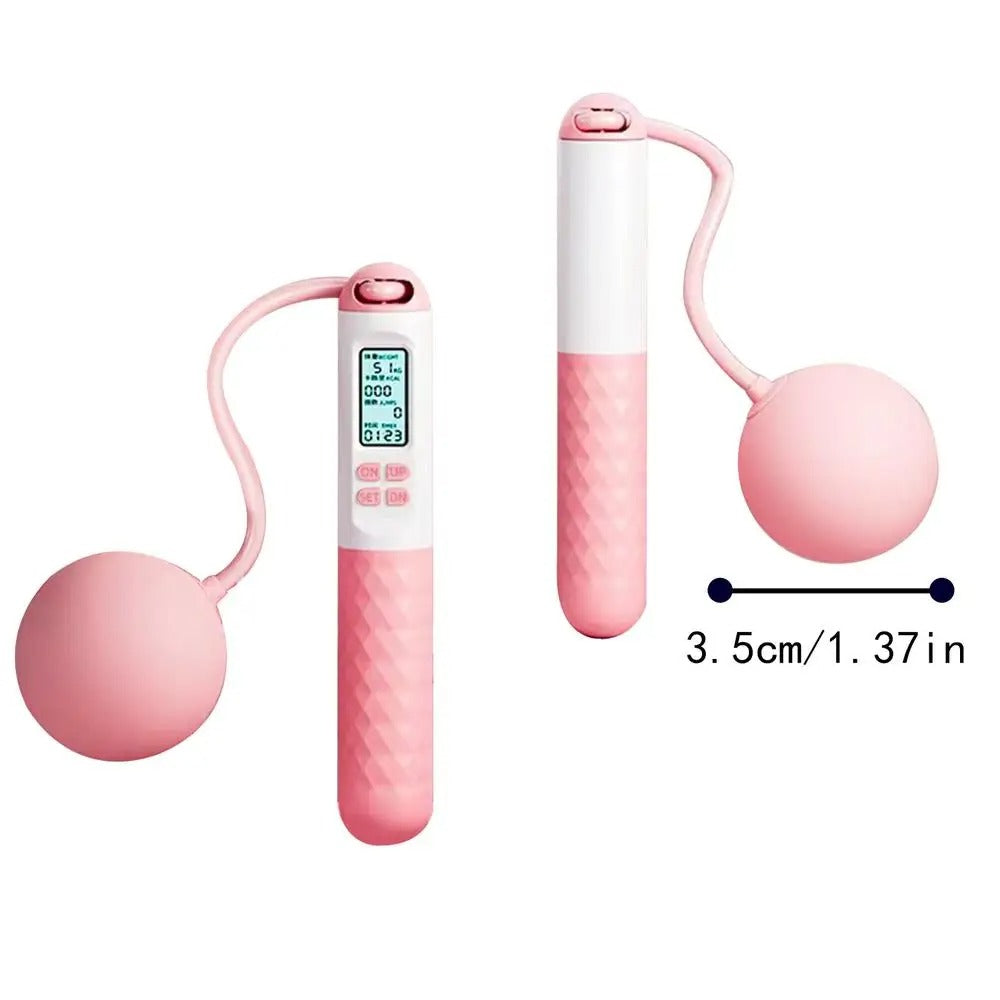 Cuerda para saltar inalámbrica, digital y portátil, excelente para quemar calorías y adelgazar.