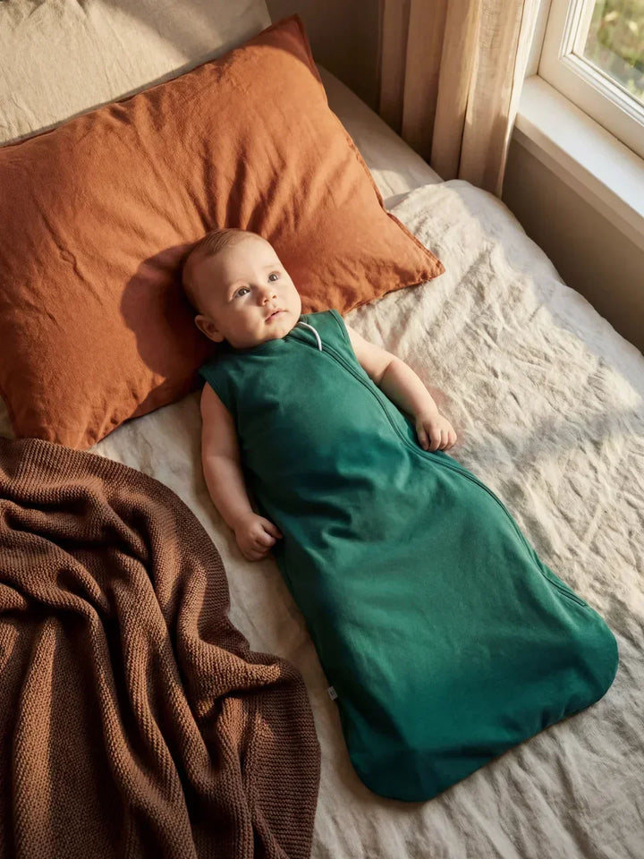 Saco de dormir de bambú 1.0 TOG. Ropa de cuna esencial para el sueño seguro del bebé infantil.