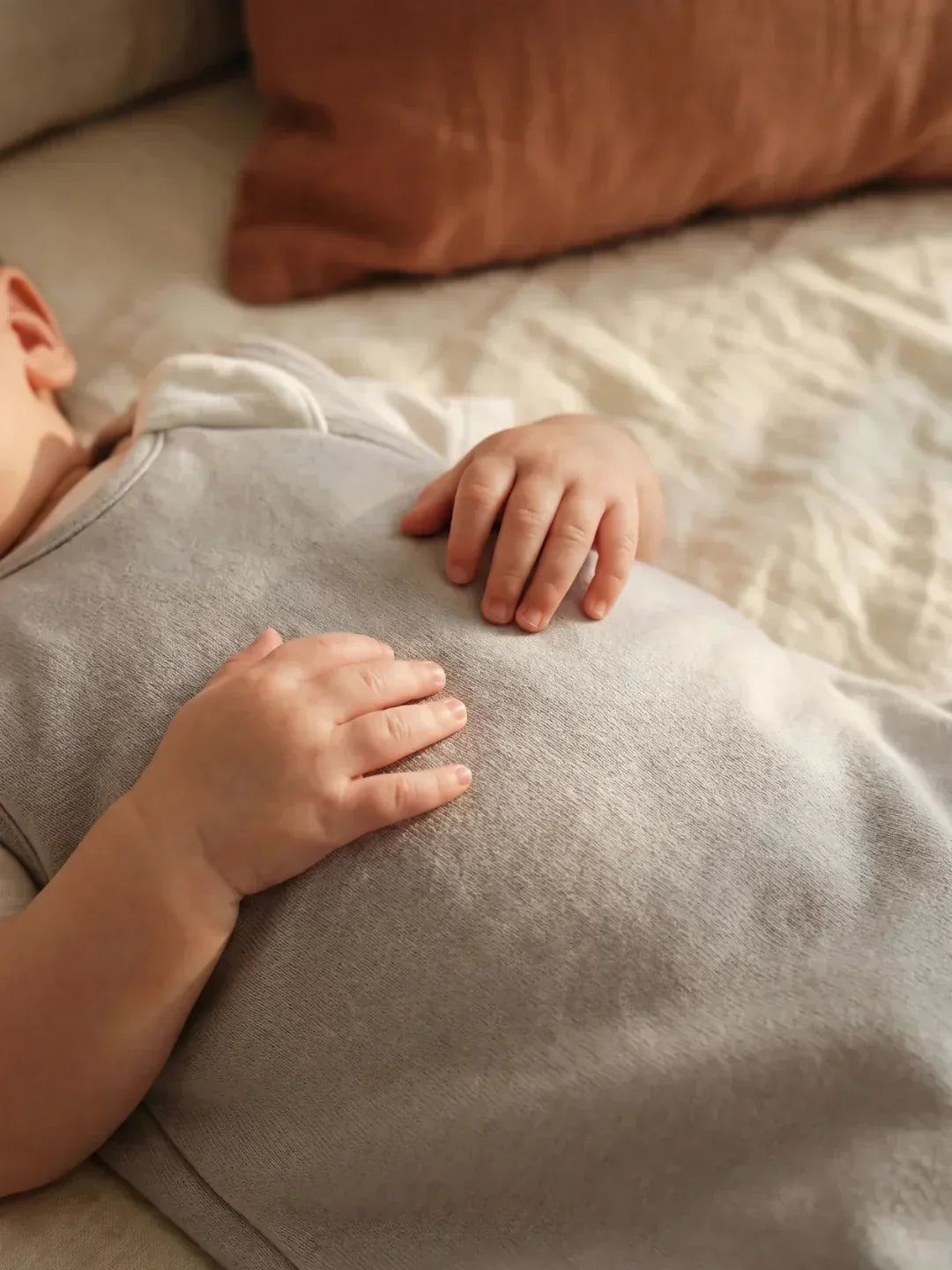Saco de dormir de bambú 1.0 TOG. Ropa de cama segura y reguladora de temperatura para bebé.