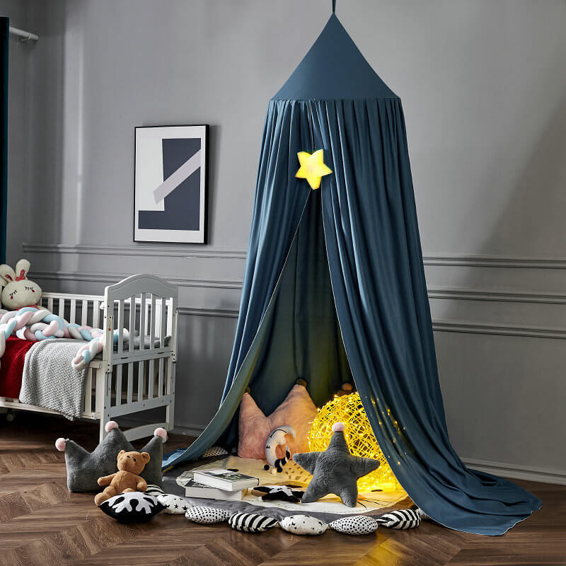 Dosel opaco para cama infantil, ideal para siestas diurnas y sueño nocturno, sin luz molesta.