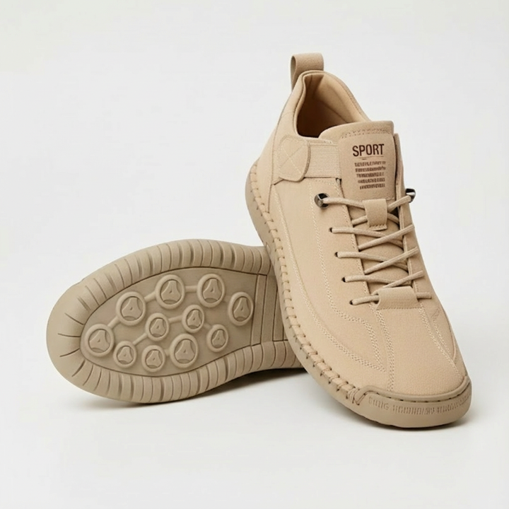 Suela ergonómica de zapatillas ortopédicas de mujer, máximo soporte para alivio y confort en pies sensibles.