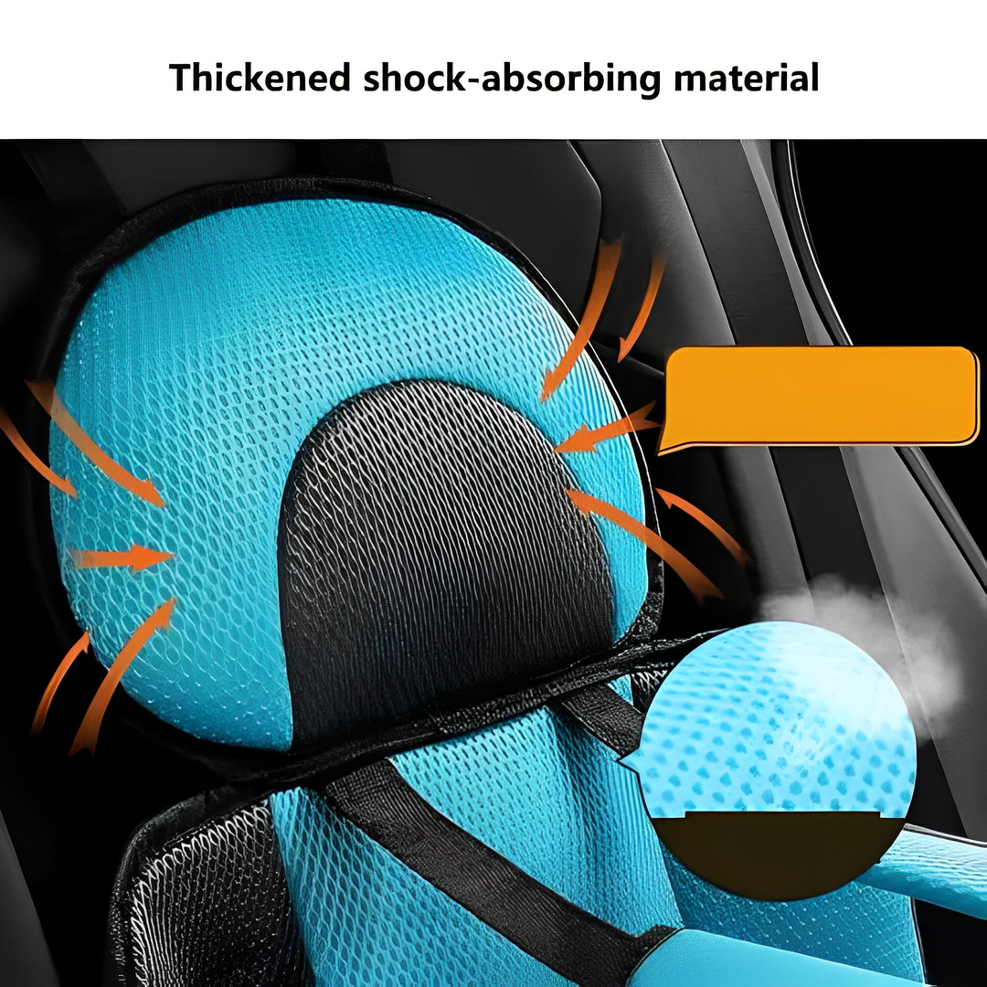Silla bebe portátil y cómoda, plegable para viajar con niños de 0 a 12 años sin esfuerzo.