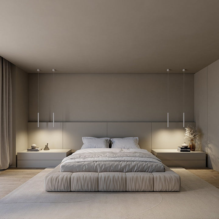Lámpara de techo LED minimalista. Estilo moderno, eficiencia y luz cálida para tu hogar.