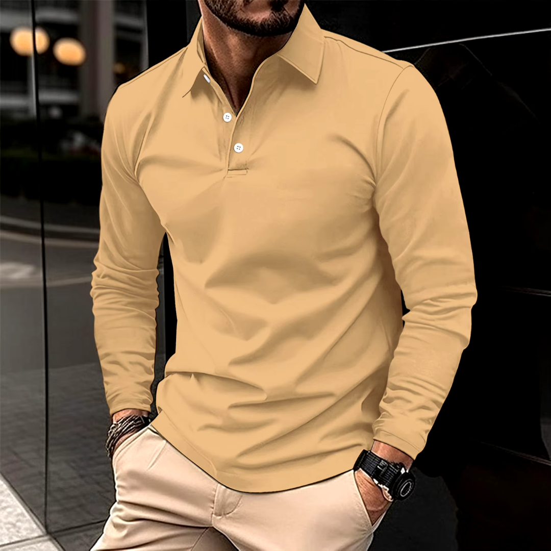 Moda masculina: Camisa polo para hombre, look versátil. Confortable y sofisticada para cualquier ocasión.