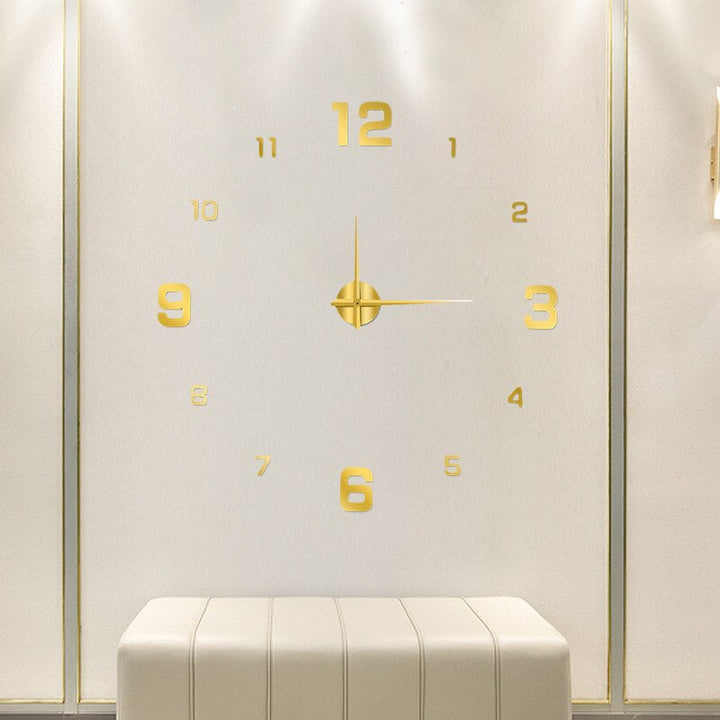 Reloj de pared moderno de cuarzo, de plástico, diseño arte, silencioso para el hogar.