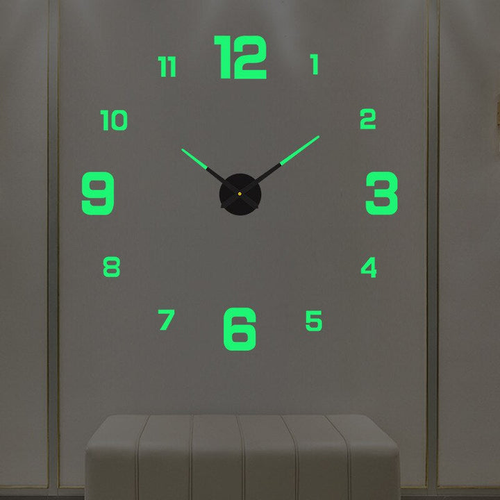 Reloj de pared de cuarzo con diseño contemporáneo, acento de arte moderno para cualquier hogar.