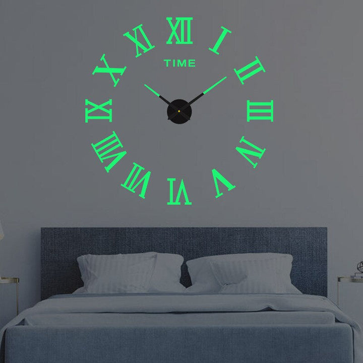Reloj de pared de cuarzo silencioso, estilo moderno y grande, perfecto para el diseño de tu hogar.