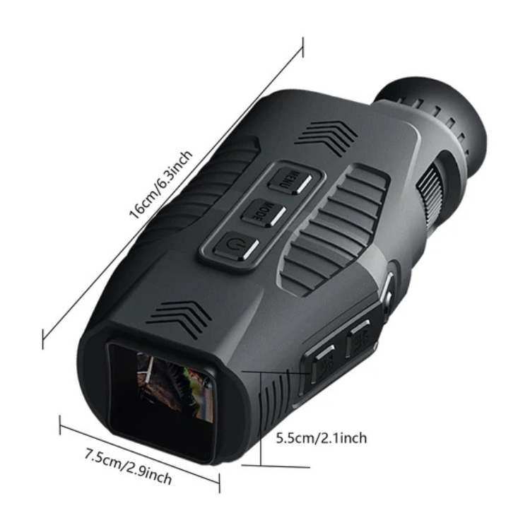 Óptica monocular infrarroja HD. Ofrece visión nocturna nítida para senderismo y camping seguro.